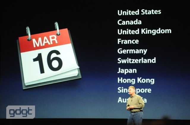 Availability of The New iPad
