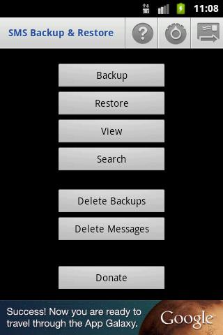 SMS Backup & Restore Android App