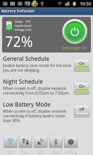 Battery Defender-Battery Saver