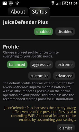 JuiceDefender - Battery saver Android App