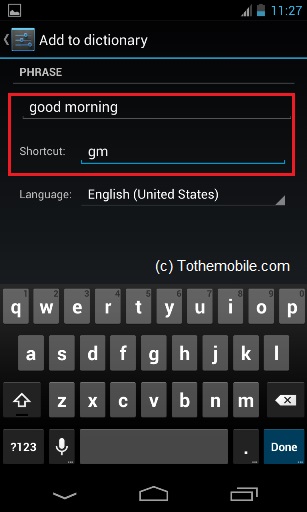 Add Shortcut on Android