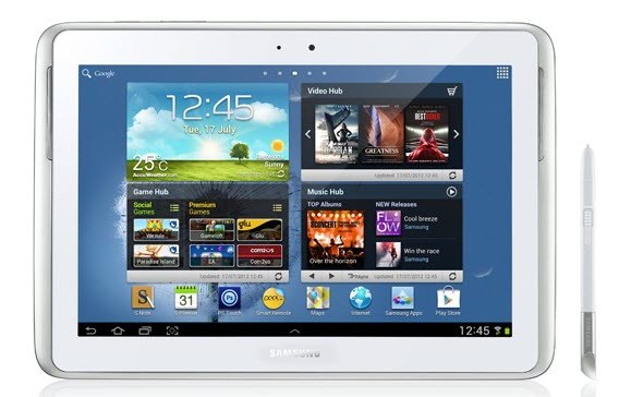 Galaxy Note 10.1 N8000 Android 4.1.2