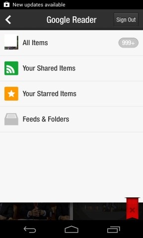 Google Reader Feeds on Flipboard