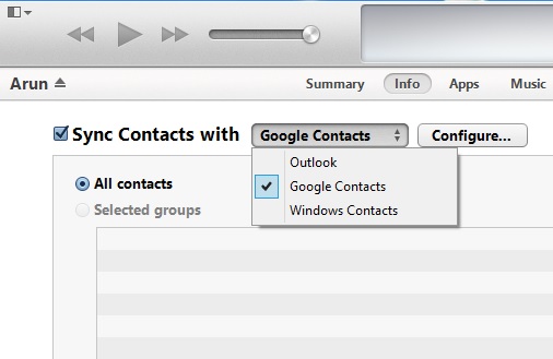 Sync Contacts With Google Contacts