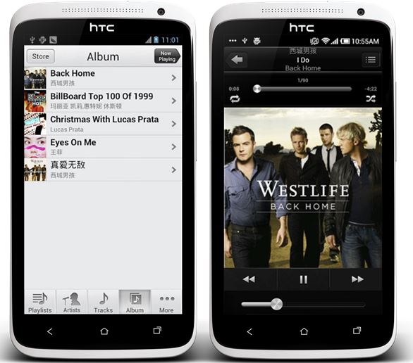 Get iPhone 5 Like Music Player App on Android