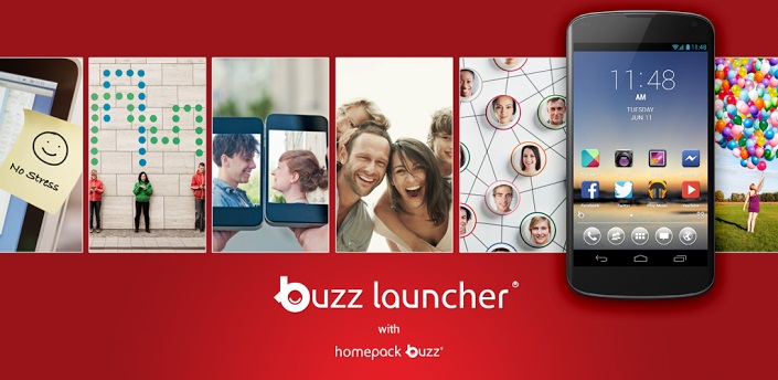 Buzz Launcher Android Application