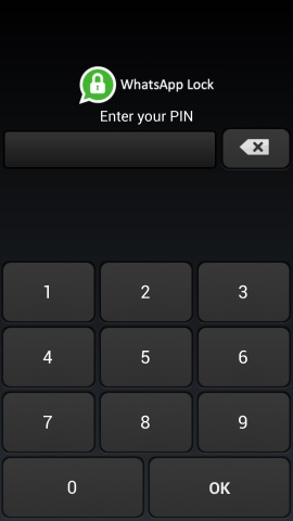 Enter Passcode to Unlock WhatsApp
