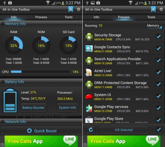 All In One Toolbox Android App
