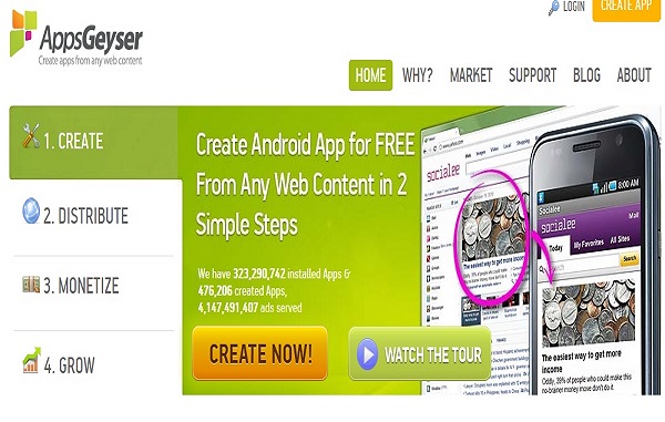 App Geyser Android App maker