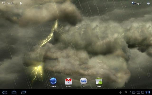 Thunderstorm Free Live Wallpaper