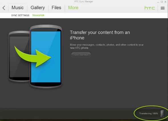 Transfer Contents From iPhone To HTC Android