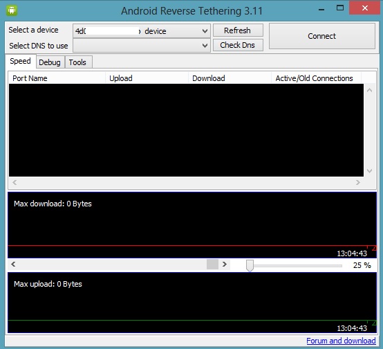 Android Reverse Tethering tool