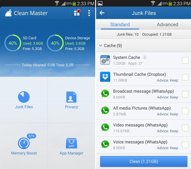 Clean Master App