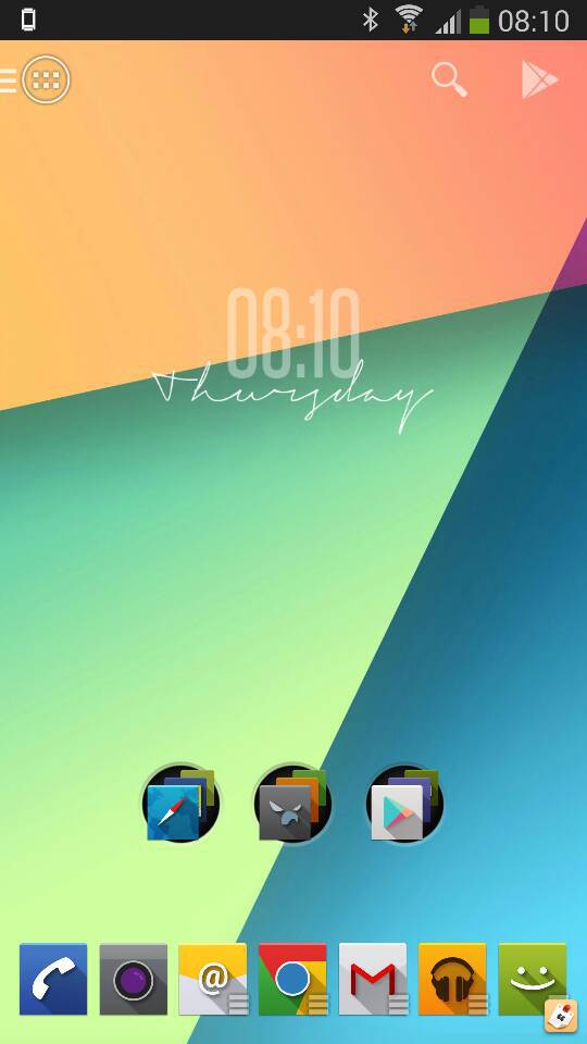 Note 3 Home screen