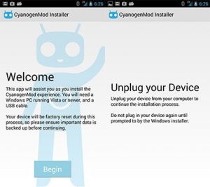 cyanogenmod installer pc app