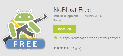 NoBloat Free Android App
