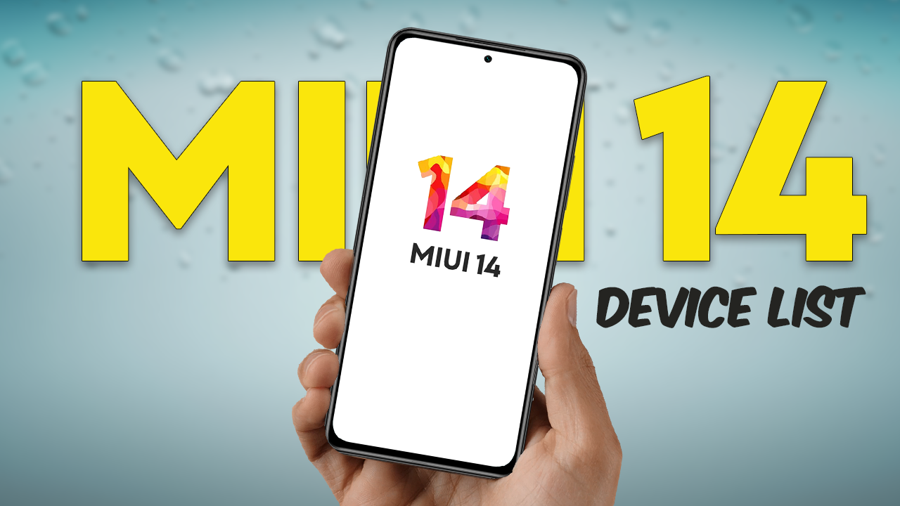 MIUI 14 device List